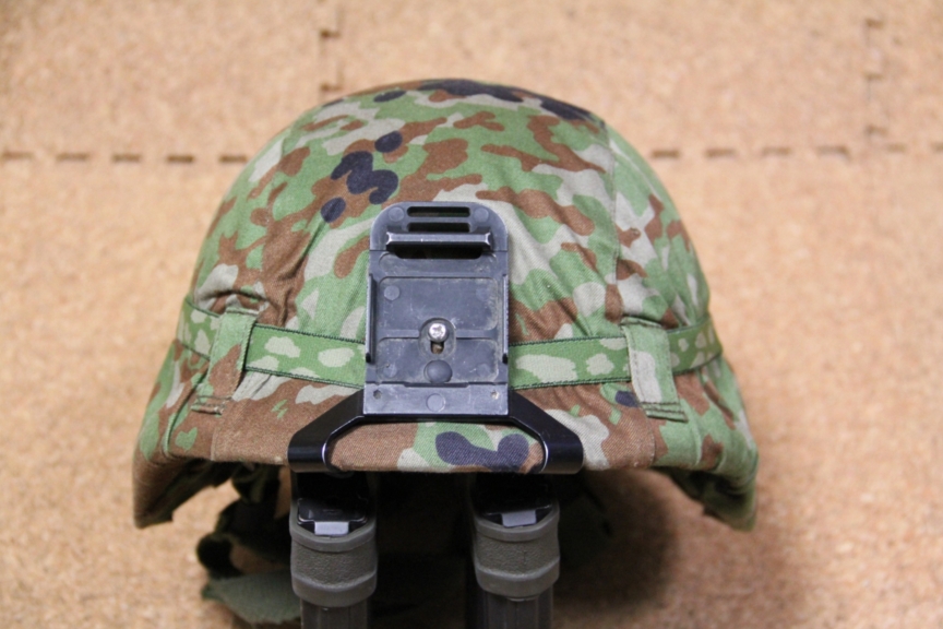 ８８式鉄帽 レプリカ 暗視マウント 偽装網セット - 個人装備