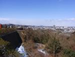 仙台城から見る仙台市