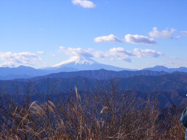 大岳山頂からの富士