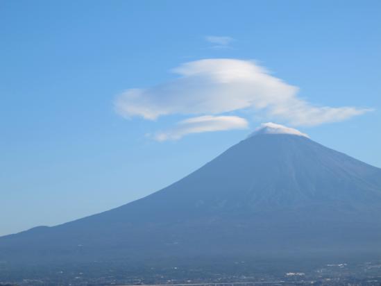 富士山とつるし雲