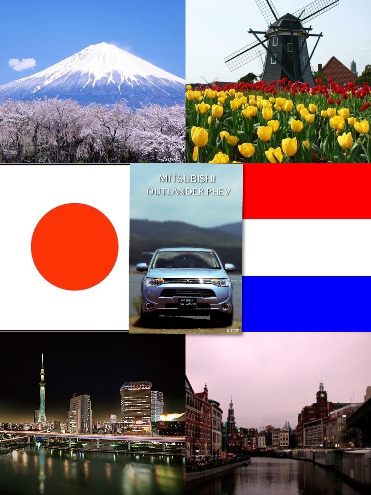 Outlander phev Japan & netherland
