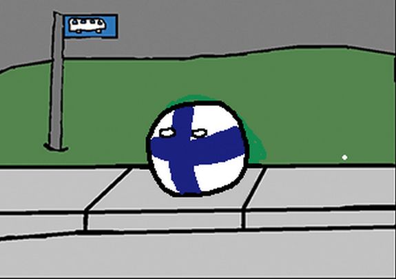 フィンランドとバス停 (1)