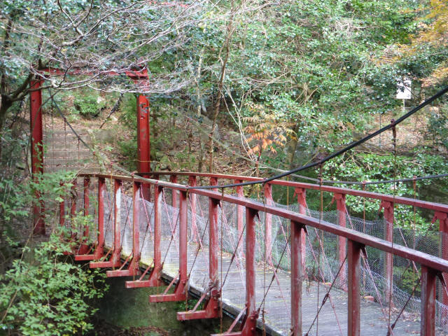 くらがり渓谷の吊橋4