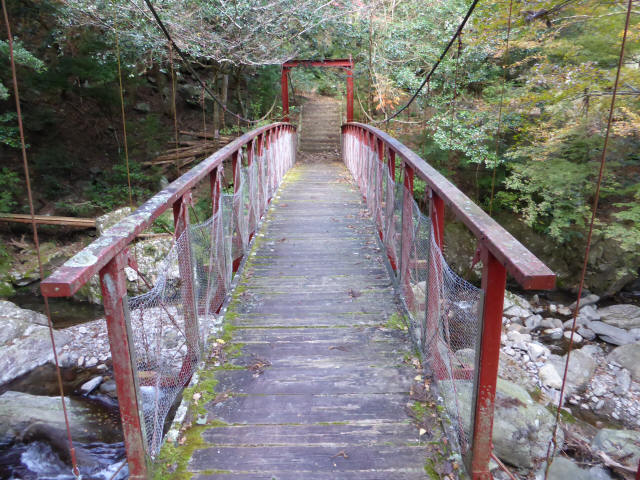 くらがり渓谷の吊橋5