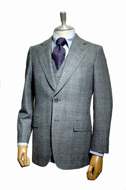 Bespoke Suit / ARISTON SAXONY MOULINE - 名古屋 オーダースーツ 粋 / Bespoke Tailor
