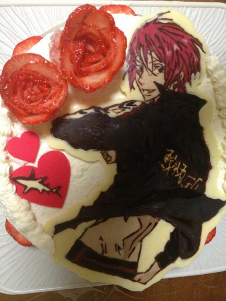 ツイッターで『Ｆｒｅｅ!』松岡凛ちゃんの誕生日が盛大に行われる！　　「Ｆｒｅｅ！」の“舞台”ではアニメイメージのケーキを配布