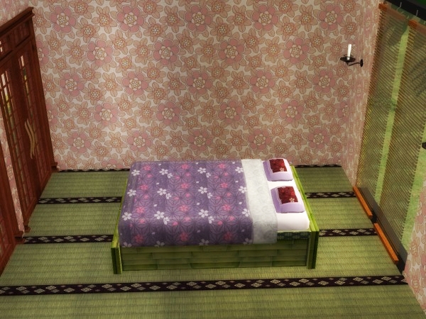 和室のベッド（Sims2）