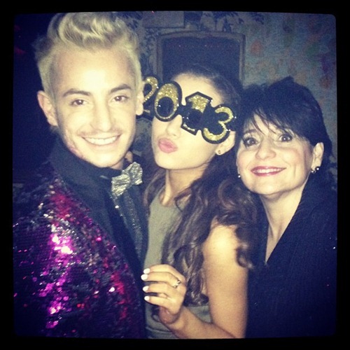 Ariana Grande & Elizabeth Gillies - Upskirts at a New Year's Eve Party (4)